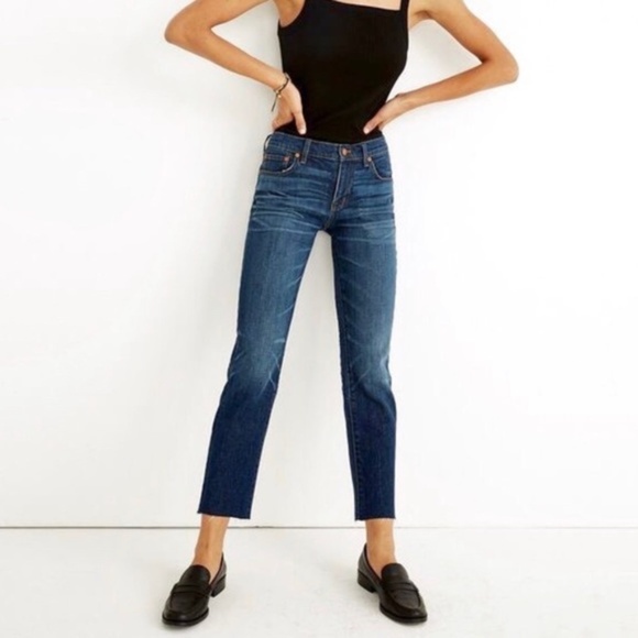 Madewell Raw Hem Slim Boyjean